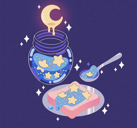 Cute Food Art, Universe Art, Cute Doodle Art, Food Drawing, Kawaii Drawings, Cute Wallpaper Backgrounds, Kawaii Art, Cute Doodles, Cute Illustration