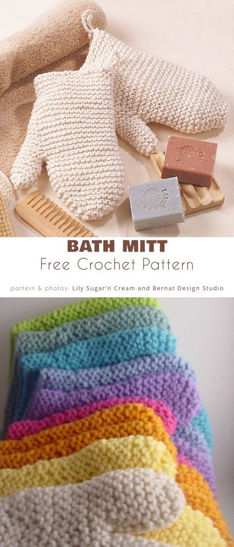 Bath Mitt Bath Loofah Crochet Pattern, Spa Crochet Patterns Free, Crochet Bath Mitt, Crochet Bath Mitt Pattern Free, Crochet Cleaning Supplies, Crochet Spa Set Pattern Free, Crochet Skincare, Scrubbies Crochet, Scrubbies Crochet Pattern