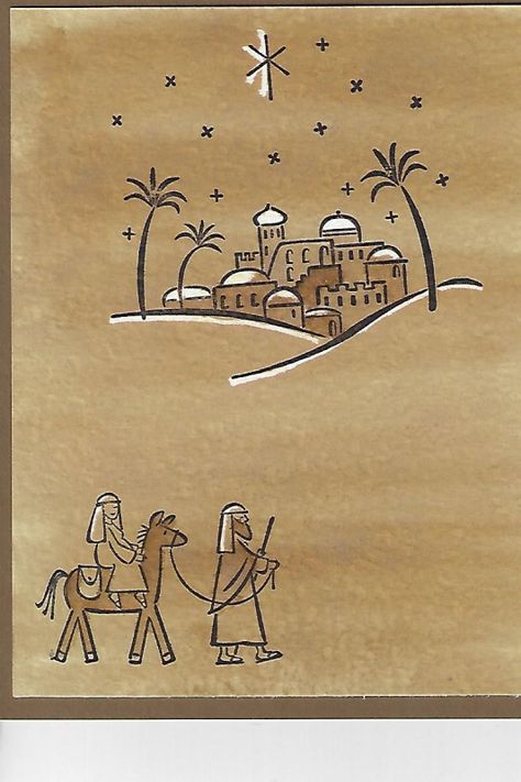 Christian Christmas Cards Handmade, Card Diy Ideas, Christmas Card Diy, Christmas Card Wishes, City Of David, Christmas Cards Drawing, Christian Christmas Cards, Craft Christmas, Christmas Card Art