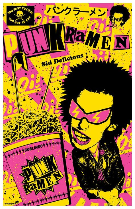 Punk Graphic Design, Punk Collage, Paul Cook, Punk Posters, Punk Illustration, Clout Collection, Poster Punk, Folded Poster, Punk Culture