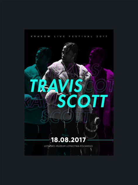 Travis Scott - concert posters vol. 1 on Behance Nirvana Concert Poster, Pink Floyd Concert Poster, Posters On Wall, Festival Poster Design, Travis Scott Concert, Metallica Concert, Posters Diy, Posters On Wall Bedroom, Concert Poster Design