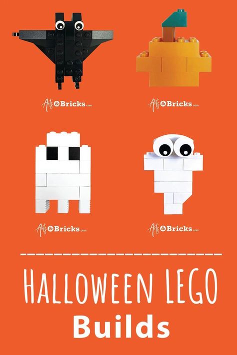 Halloween Lego Sets, Halloween Lego, Lego Basic, Lego Halloween, Lego Decorations, Lego Challenge, Lego Club, Halloween Figures, Lego Diy