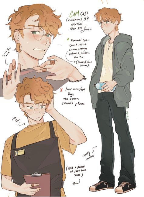 Boy Haircut Ideas, Oc Sheet Character Design, Boy Haircut, Ref Sheet, Character Sheets, Art Manga, Character Sheet, Cute Art Styles, Character Design References