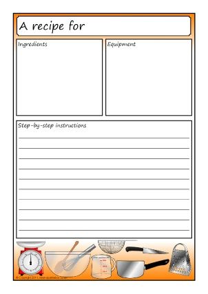 Recipe Template Recipe Templates Free, Recipe Format, Science Food, Preschool Cooking, Diy Planners, Recipe Planner, Preschool Thanksgiving, Main Recipes, Homemade Recipe Books