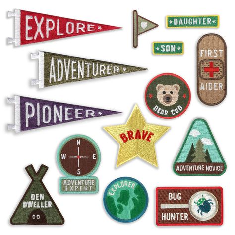 Boy Scout Badges, Boy Scout Patches, Scout Badges, Adventure Girl, Custom Embroidered Patches, Adventure Baby, Merit Badge, Classy Tattoos, Camping Glamping