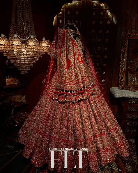 FLT | FLT ❤️ | Instagram Red Indian Wedding Lehenga, Bridal Looks Indian Brides 2024, Bridal Looks Indian, Unique Indian Bridal Lehenga, Bridal Looks Indian Brides, Latest Bridal Lehenga Collection, Bridal Choli, Red Indian Wedding, Wedding Lehngas