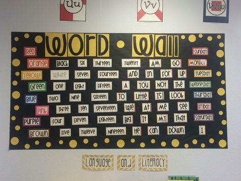 Sight word, word wall, Pre-K Wall Board Ideas, Bulletin Board Decoration Ideas School, Word Board, Bulletin Board Decor, Board Decoration, Sight Word, Wall Board, Word Wall, Board Ideas