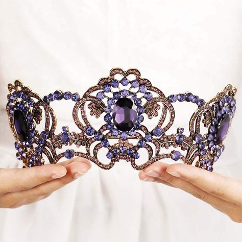 Crystal crown tiaras