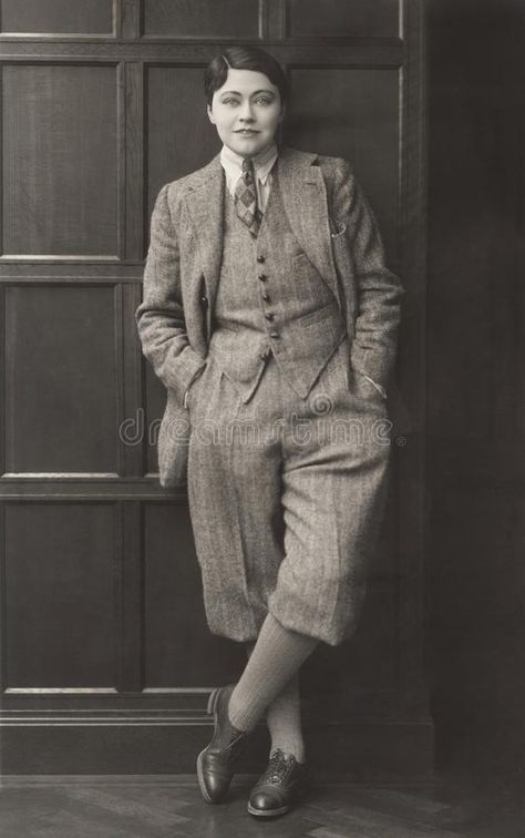 Portrait of woman dressed in men's clothing, 1920s , #sponsored, #dressed, #woman, #Portrait, #clothing, #men #ad 1920s Mens Fashion, 1920s Fashion Women, 1920s Photos, 1920s Women, Portrait Of Woman, Historical Women, Print Portrait, Period Outfit, 1920s Fashion