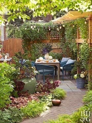 Small Courtyard, Small Courtyard Gardens, Courtyard Gardens Design, Courtyard Gardens, Small Courtyards, Garden Wallpaper, Backyard Garden Design, Small Garden Design, New Garden