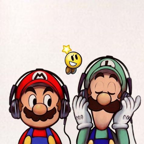 Mario And Luigi Wallpaper, Mario And Luigi Drawing, Luigi Art, Mario Y Luigi, Mario E Luigi, Mario Stuff, Super Mario And Luigi, Sticker Tattoo, Tattoo Trend