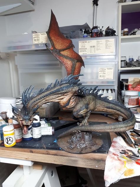 Epic Dragon, Infinity The Game, Legendary Dragons, Miniature Models, Dungeons And Dragons Miniatures, D&d Miniatures, Dragon Sculpture, Miniature Wargaming, Toy Art