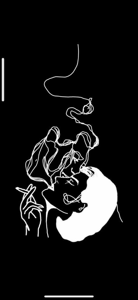 Woman cigar man kiss. Love toxic. Line drawing Toxic Love Tattoos Women, Aestethic Toxic Love Art, Toxic Love Wallpaper, Toxic Love Drawing, Toxic Love Art, Soulmates Art, Toxic Love, Soul Ties, Bad Girl Wallpaper