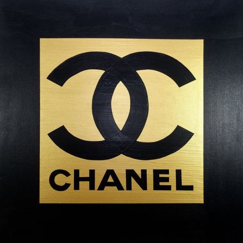 Chanel Stickers Logo, Burberry Wallpaper, Chanel Stickers, Chanel Room, Black And Gold Background, Gold Chanel Logo, Chanel Art Print, Chanel Poster, Louis Vuitton Iphone Wallpaper