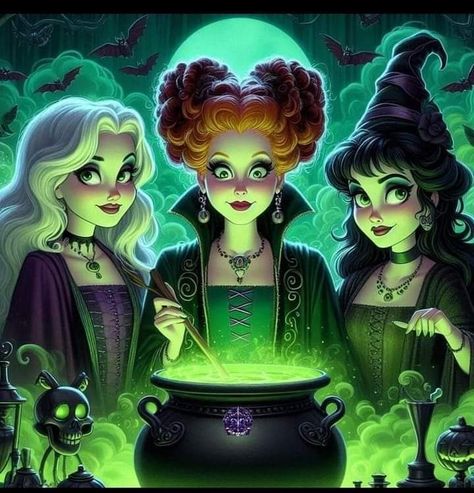 Hocus Pocus Images, Halloween Disney Characters, Halloween Witch Wallpaper, Hocus Pocus Wallpaper, Disney Witches, Hocus Pocus Art, Hermanas Sanderson, Happy Halloween Pictures, Halloween Wallpaper Backgrounds