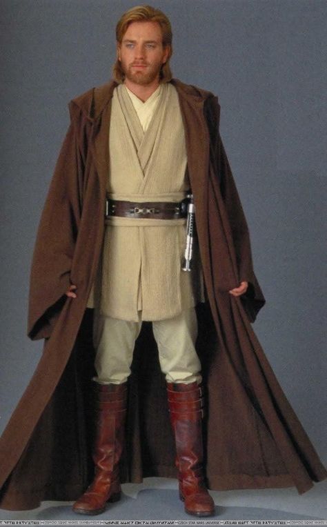 Obi Wan Kenobi Costume, Ewan Mcgregor Obi Wan, Disfraz Star Wars, Hero Ideas, Obi One, Jedi Outfit, Planet Minecraft, Star Wars Obi Wan, Attack Of The Clones