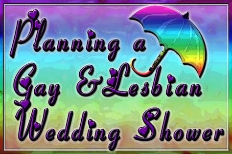 Wedding Shower Planning, Gay Wedding Photos, Queer Weddings, Couples Bridal Shower, Wedding Shower Decorations, Wedding Showers, Lgbt Wedding, Wedding Shower Favors, Rainbow Wedding