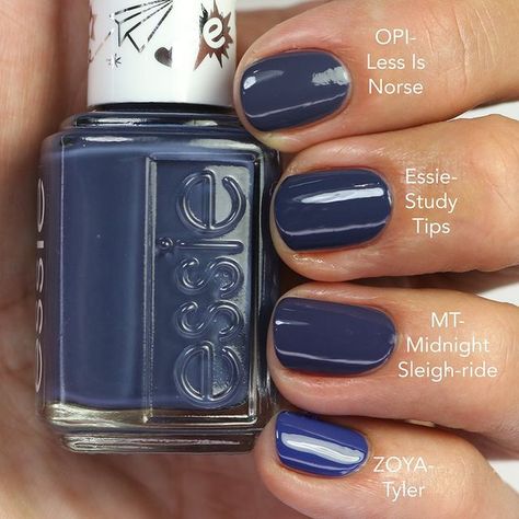 Red Opi Nails, Fall Nails Opi, Navy Blue Nail Polish, Blue Nail Polish Colors, Navy Nail Polish, Dark Blue Nail Polish, Dark Blue Nails, Navy Nails, Navy Blue Nails