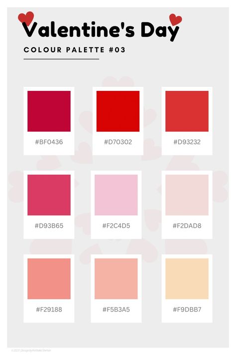 Skin Tone Color Palette, Day Color Palette, Skin Tone Color, Night Decoration, Tone Color Palette, February Colors, Pink Skin Tone, Surprise Date, Valentines Gift Box