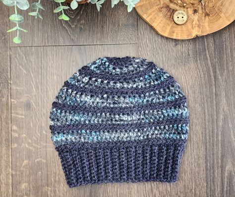 Crochet Bottom Up Hat, Bottom Up Crochet Hat, Double Crochet Beanie Pattern, Wool Hat Pattern, Crochet Hats Free Pattern Ladies, Slouch Hat Pattern, Stitch Ears, Crochet Pattern Instructions, Crochet Bottoms