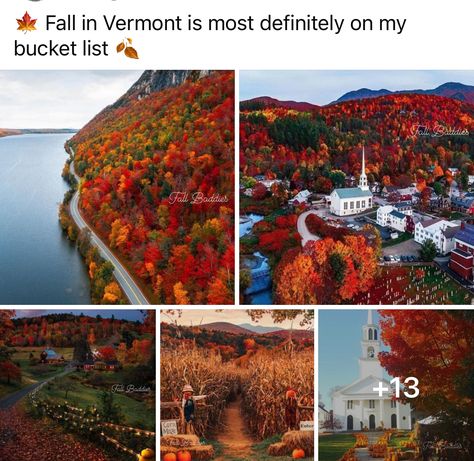 Vermont Aesthetic, Cheap Holidays, Check Lists, Road Trip Places, Dream Dream, Top Places To Travel, Travel Inspiration Destinations, Adventure Travel Explore, My Bucket List