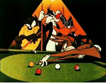 Some characters from the pool hall. Billards Art, Billiards Aesthetic, Playing Pool, Pool Art, Play Pool, Billiards Pool, Billiard Room, Pics Art, Looney Tunes