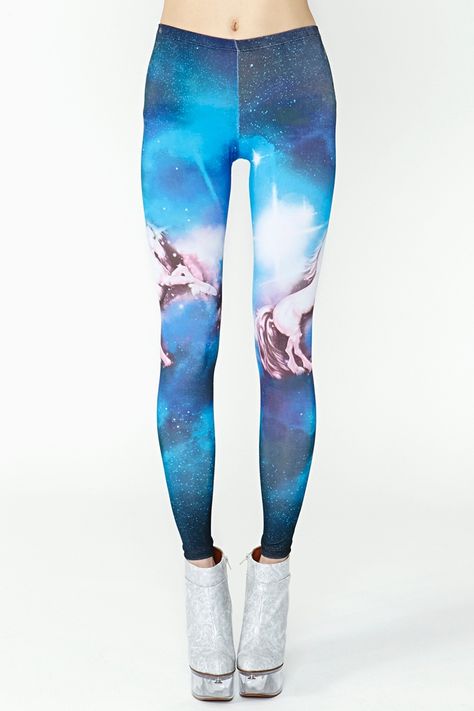 Space Unicorn Leggings.. ineed these in my life Space Unicorn, Unicorn Leggings, Unicorn Magic, Best Leggings, A Unicorn, Tight Leggings, Tops For Leggings, Mythical Creatures, Clothes For Sale