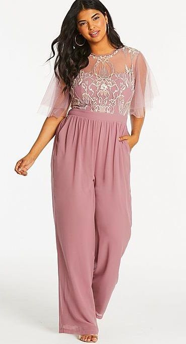 45 Plus Size Wedding Guest Dresses {with Sleeves} - Alexa Webb Fall Wedding Guest Outfit October Pants, Dressy Pants Outfits For Wedding Guest, Plus Size Fall Wedding Guest Dress, Fall Wedding Guest Dress Plus Size, Dressy Pants Outfits For Wedding, Plus Size Pants Outfits Dressy, Plus Size Jumpsuit Wedding, Wedding Guest Pants, Plus Size Wedding Outfits