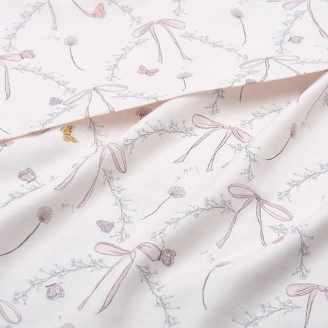 What goes together like bows and butterflies and a summer's day? Not much, we'd say ⋆ 𐙚 ₊ ˚⊹ Toddler Poncho, Baby Duvet, Handwritten Gifts, Big Kid Bed, Kiss Pink, Pink Duvet Cover, Toddler Pillow, Butterfly Kisses, Baby Towel