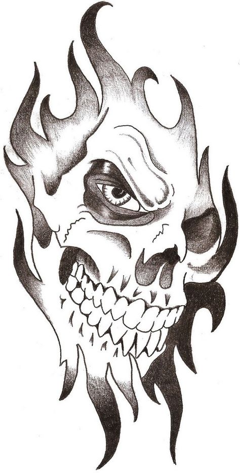 Badass Drawings, Skull Sketch, Tattoo Background, Skull Art Drawing, Skulls Drawing, Butterfly Tattoos, Seni Dan Kraf, Drawing Faces, Tattoo Design Book