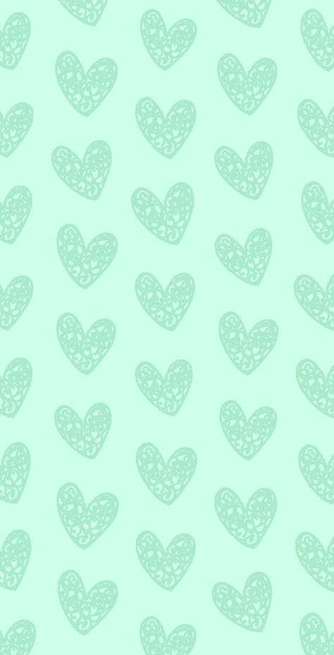 Green Heart Wallpaper, Pink Clouds Wallpaper, Mint Aesthetic, Wallpaper Heart, Mint Background, Mint Green Aesthetic, Mint Wallpaper, Wallpaper Iphone Boho, Best Nature Wallpapers