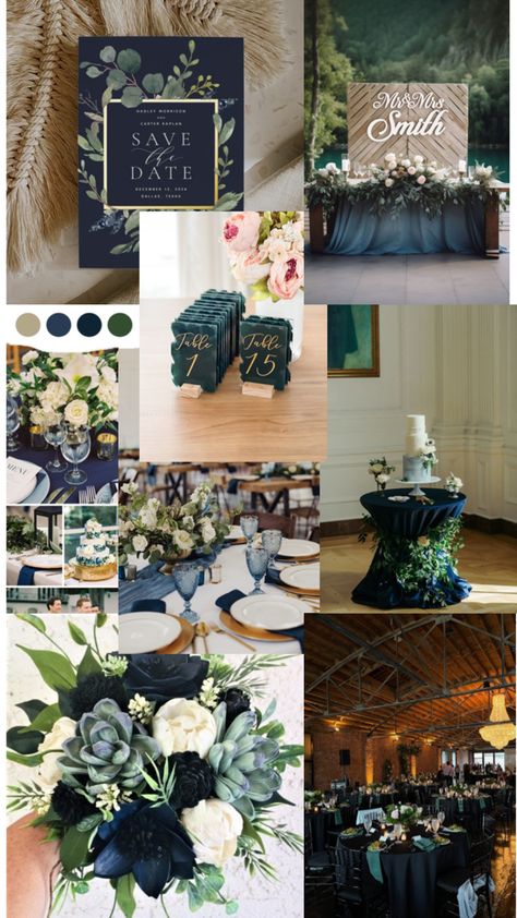 Hunter Green Wedding, Wedding Color Schemes Blue, Green Wedding Decorations, Popular Wedding Colors, Wedding Color Pallet, March Wedding, Green Themed Wedding, Emerald Green Weddings, Cottage Wedding