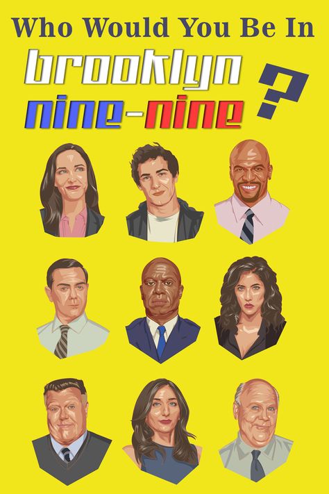 Answer all questions and find out Who Would You Be In Brooklyn Nine-Nine! #BrooklynNineNine #Brooklyn99 #tvshow #quiz Pontiac Bandit Brooklyn 99, Jake And Rosa B99, Best B99 Episodes, Brooklyn 99 Workout, Brooklyn Nine Nine Characters, Cool Cool Cool Cool Brooklyn 99, Brooklyn Nine Nine Quiz, Brooklyn 99 Art, Jake And Amy B99