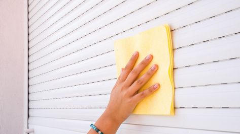 How to Clean Blinds Easily with Supplies You Already Have | Architectural Digest Clean Blinds, Cleaning Chart, Vinyl Blinds, Honeycomb Shades, Cleaning Blinds, How Do You Clean, Mini Blinds, Electric Blinds, Wood Blinds