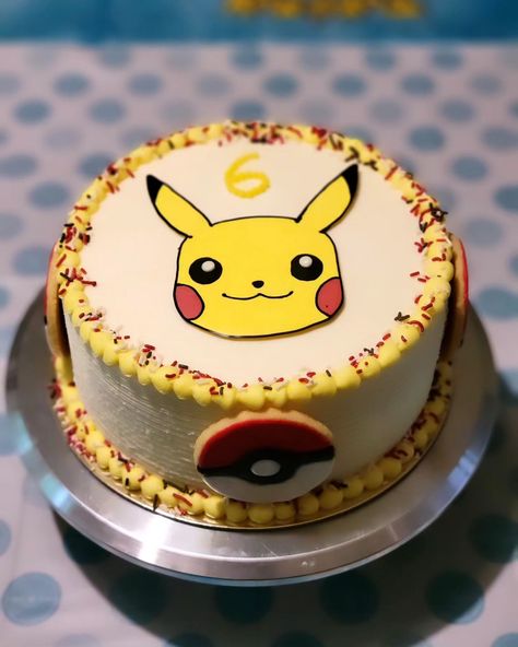 Pikachu! PIKACHU!! Miles 6th Birthday Pikachu Birthday Cake, Cake Pikachu, Pikachu Birthday, Pikachu Cake, Pikachu Pikachu, Cupcake Recipes Chocolate, Decorated Sugar Cookies, 6th Birthday, Buttercream Cake