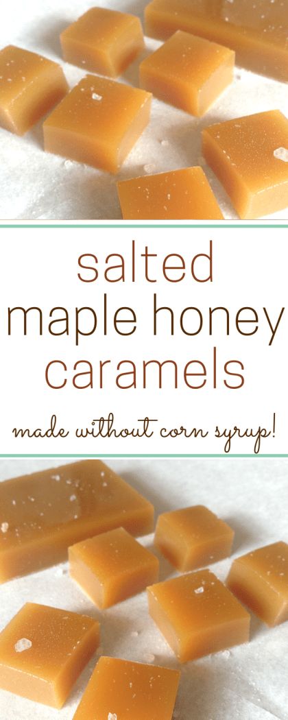 Salted Maple Honey Caramels {NO Corn Syrup} - #diycandy #homemadecandy #caramels #paleo #healthyrecipes Caramels No Corn Syrup, Morning Muffins, Morning Recipes, Oatmeal Healthy, Breakfast Oats, Maple Recipes, Maple Syrup Recipes, Muffins Vegan, Honey Caramel