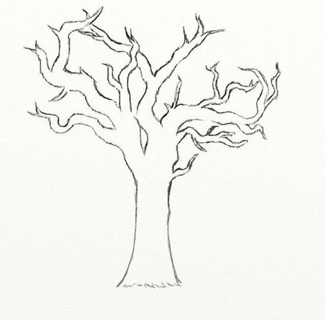 Dead Tree Drawing, Graveyard Drawing, Dead Tree Tattoo, Drawing Dead, Tree Drawing Simple, Beginner Sketches, Purple Flowers Wallpaper, Dead Tree, Sewing Templates