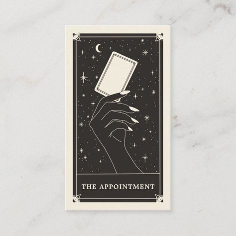 Tarot Business Cards, Business Loyalty Cards, Cream Colour Palette, Esthetician Career, Cny 2024, Salon Board, Nail Salon Business Cards, Tarot Business, Appointment Card