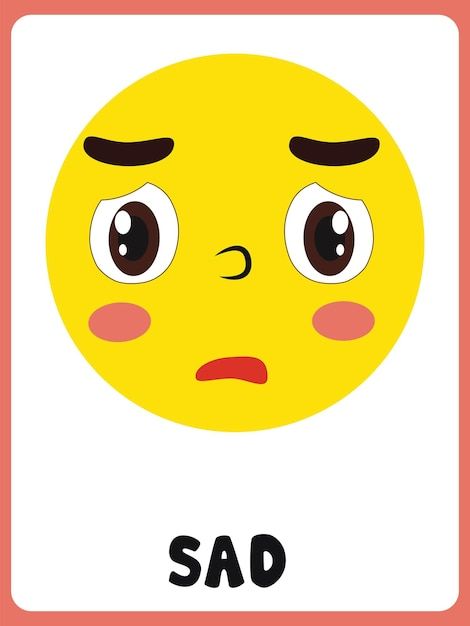 Emotion Faces Printable, Emotions Emojis Printable, Feelings Faces Printable, Emotions And Feelings Flashcards, Emoji Emotions Faces, Different Emotions Faces, Happy Emoji Faces, Feeling Emoji, Feelings Emoji