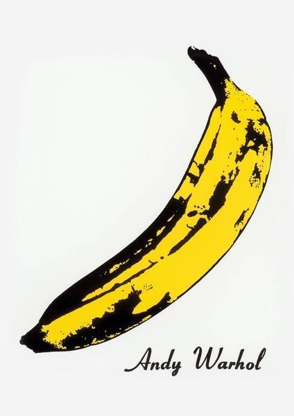 Andy Warhol Velvet Underground, Andy Warhol Pop Art Paintings, Velvet Underground Poster, Banana Poster, Warhol Banana, Andy Warhol Artwork, Andy Warhol Banana, A3 Picture Frame, Warhol Paintings