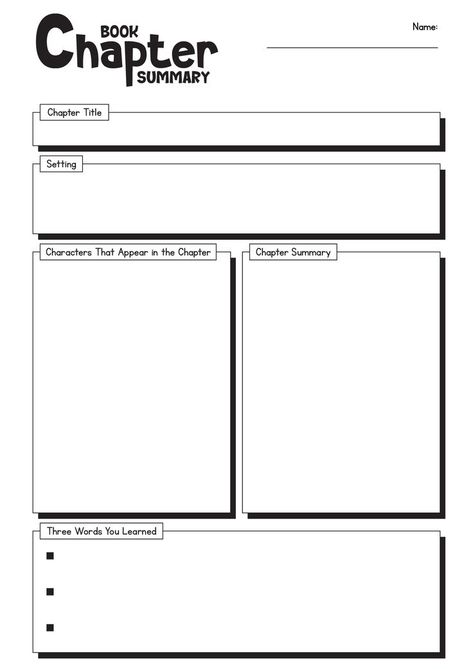 Make sure to use these worksheets to summarize and reflect on each chapter of your readings. Enhance your comprehension and retention by filling out the worksheet after finishing each chapter. Utilize these worksheets to organize your thoughts and enhance your study habits. #ReadingSummaries #StudyAid #LiteratureAnalysis #chapterreadingsummary Reading Summary Worksheet, Graphic Organizer For Reading, 1st Grade Books, Writing Graphic Organizers, Reading Log Printable, Book Review Template, Scientific Thinking, Reading Summary, Chapter Summary