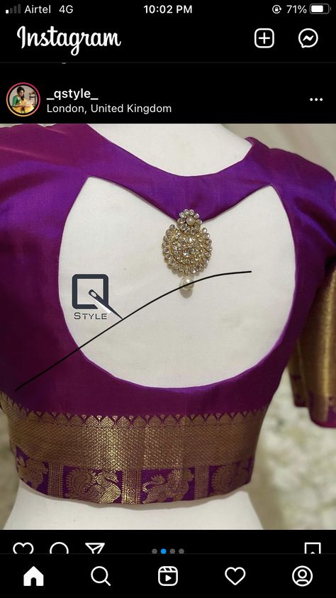 Purple Blouse Back Neck Designs, Blouses Boat Neck Designs, Back Blouse Pattern For Silk Saree, Bot Nek Blouse Designs, Cotton Blouse Designs Latest Boat Neck, Latest Blouse Neck Designs Patterns, Pattu Blouse Design Models Back Neck, Pattern Blouses For Sarees Pattu, Latest Blouse Pattern For Silk Saree