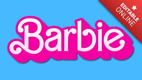 Movie Font, Barbie Font, Fire Font, Embossed Text, Free Barbie, Car Birthday Theme, Text Generator, 3d Text Effect, Online Fonts