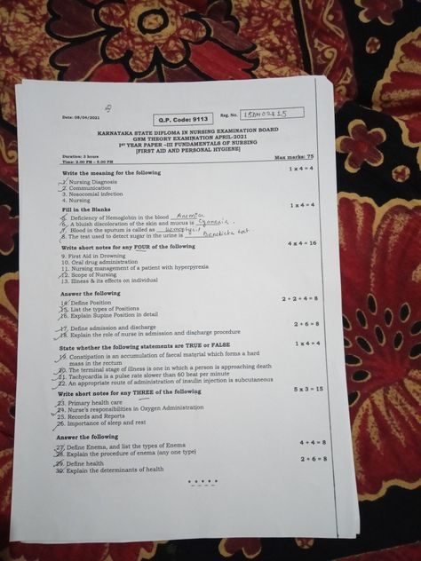 Gnm Nursing Question Paper 1st Year, Gnm Nursing, Paper Wall Art Diy, Nursing School Studying Cheat Sheets, Nursing Questions, Nurse Study, Past Questions, Best Resume Format, Examination Board