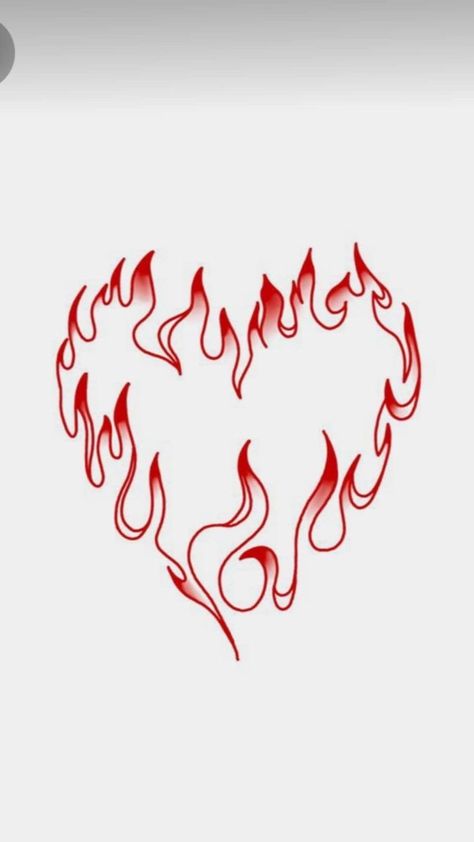 16 Tattoo, Flame Tattoos, Sharpie Tattoos, Love Tattoo, Fire Tattoo, Dope Tattoos For Women, Red Tattoos, Tattoo Design Book, Tattoo Outline