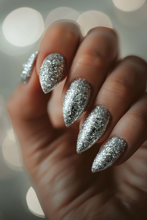 Add some sparkle with silver glitter nails. Follow us for more creative nail art ideas. Check out our blog on the bride’s ultimate guide to perfect wedding nails. Nails Inspo 2024 | Simple Summer Nails | Wedding Day Nails | Nails Summer 2024 | Elegant Touch Nails | Minimalist Nails | Trendy Nails | Nails Easy | Elegant Nails | Nails Design Summer | Nails Elegant Classy | Nails 2024 Summer | Nails With Charms | Nails Design | White Nails | Almond Nails Summer Nails With Charms, Nails Elegant Classy, Clear Glitter Nails, Wedding Day Nails, Elegant Touch Nails, Nails Elegant, Silver Glitter Nails, Summer Nail Art, Wedding Nails Design