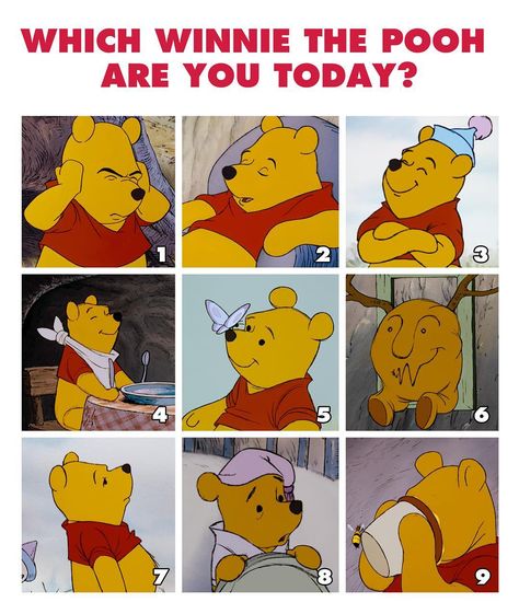 “Be your willy, nilly, silly true self. 🐻🍯🐝” Emotion Chart, Feelings Chart, Winnie The Pooh Pictures, Cute Winnie The Pooh, Funny Feeling, Winnie The Pooh Quotes, Winnie The Pooh Friends, Pooh Quotes, Mindfulness For Kids