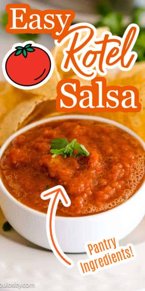 I love that this Rotel salsa can be made in just one minute and that it uses items I can keep on hand for last-minute! Rotel Salsa Recipe, Rotel Salsa, Homemade Rotel, Hot Taco Dip, Canned Diced Tomatoes, Quick Salsa, Rotel Recipes, Layered Taco Dip, Easy Salsa Recipe