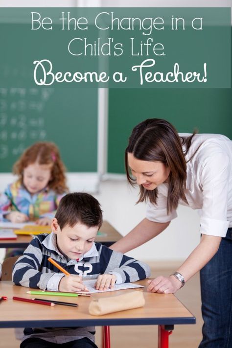 Want to really impact a child's life? Become a teacher! Learn more about the teacher who inspired me to be who I am today, and find out how you can help be the change for children. #choosemore #ad Free Educational Websites, Free Learning Websites, Learning Websites For Kids, Become A Teacher, Kids Computer, Teachers Aide, Becoming A Teacher, Teaching Children, Be The Change