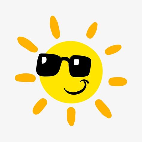 Sunglasses Drawing, Sunglasses Clipart, Smiley Sun, Sun Png, Summer Glasses, Wearing Sunglasses, Vision Care, Cool Sunglasses, Download Images